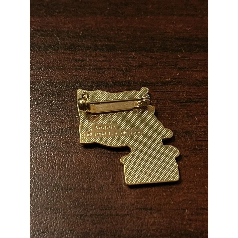 Vintage 1984 Los Angeles Olympics Coca Cola‎ Sam Eagle Angola Flag Lapel Pin